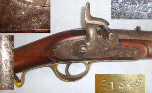  Tower 1844 British 1873 Dated Enfield Tower .650 Carbine Calibre Percussion Smooth Bor Muzzleloader .65 Cal Muzzleloader Rifle