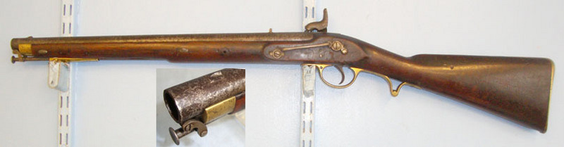 Tower 1844 British 1873 Dated Enfield Tower .650 Carbine Calibre Percussion Smooth Bor Muzzleloader .65 Cal Muzzleloader Rifle