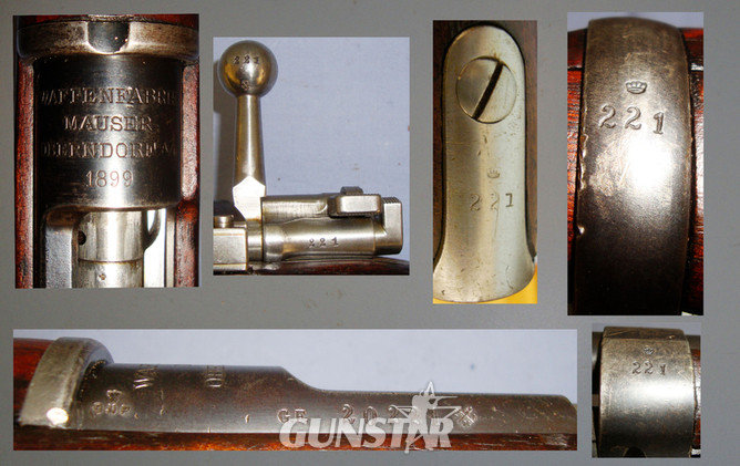 Mauser Model 1896 Bolt Action 6.5x55mm Swedish Mauser Rifle