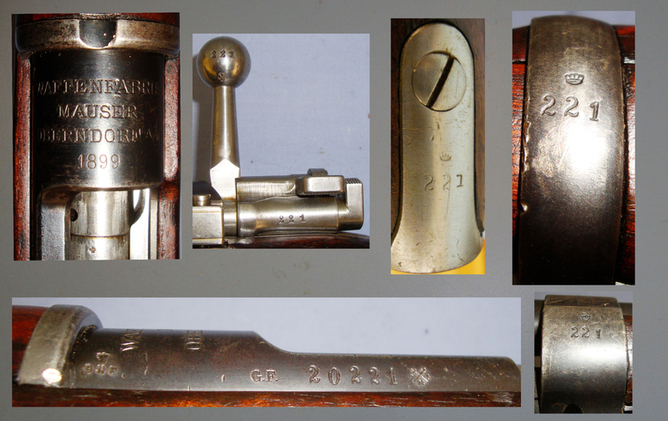 Mauser Model 1896 Bolt Action 6.5x55mm Swedish Mauser Rifle