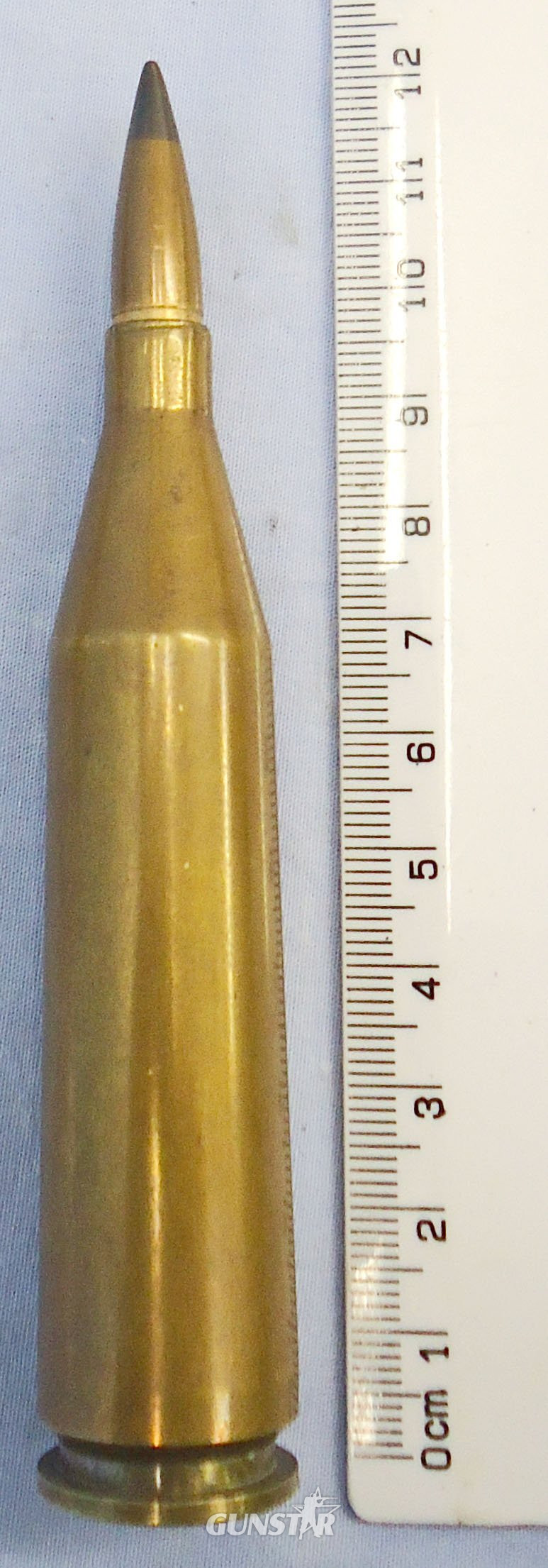 DEACTIVATED INERT. WW2, 1939 Dated, German, 7.9mm (7.9x94) Panzerbusche 38/39 Anti Tank Gun Armour Piercing Round. - O 2300 DEACTIVATED INERT. WW2, 1939 Dated, German, 7.9mm (7.9x94) Panzerbusche 38/39 Anti Tank Gun Armour Piercing Round. - O 2300 Various Other Ammunition in 