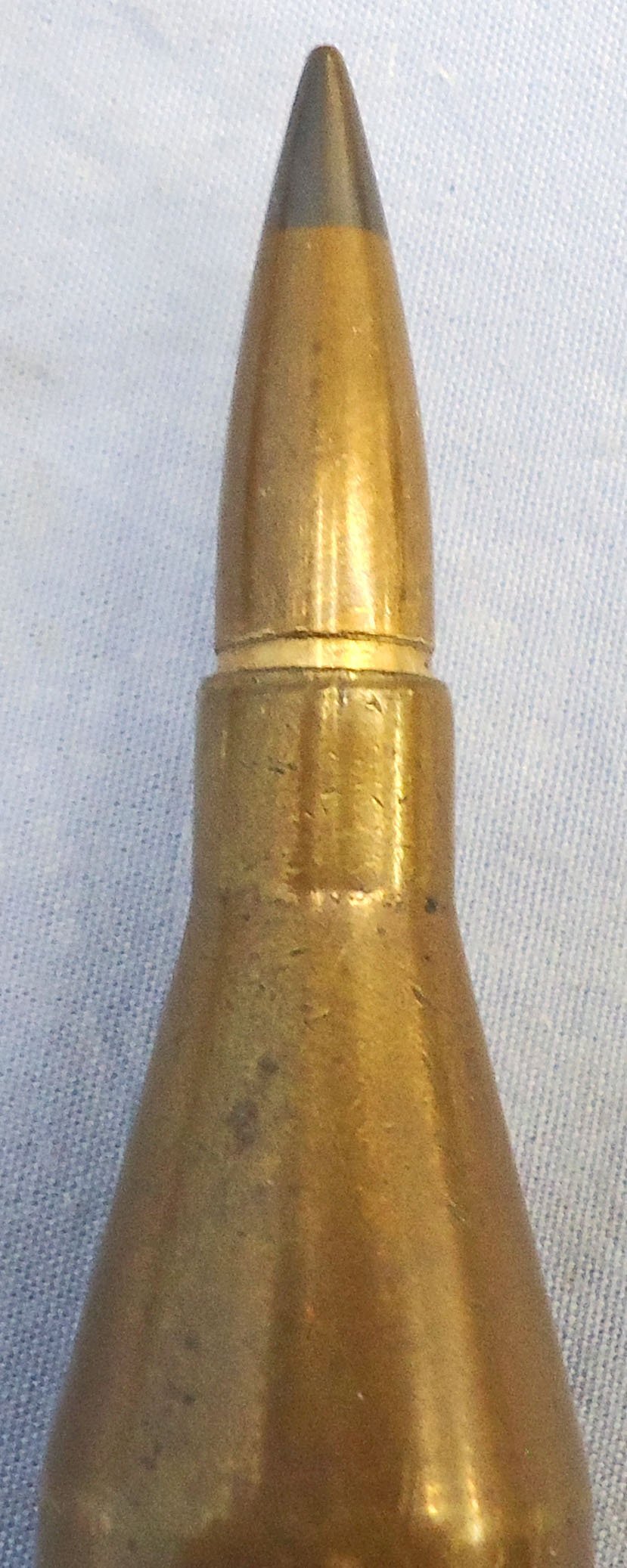  DEACTIVATED INERT. WW2, 1939 Dated, German, 7.9mm (7.9x94) Panzerbusche 38/39 Anti Tank Gun Armour Piercing Round. - O 2300 DEACTIVATED INERT. WW2, 1939 Dated, German, 7.9mm (7.9x94) Panzerbusche 38/39 Anti Tank Gun Armour Piercing Round. - O 2300 Various Other Ammunition