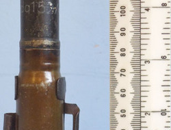 MK151/20 (20x82) API Armour Piercing Incendiary Round And Ammunition Link DEACTIVATED INERT. WW2 1944 dated German 20 mm MK151/20 (20x82) API Armour Pierc Antique & Militaria