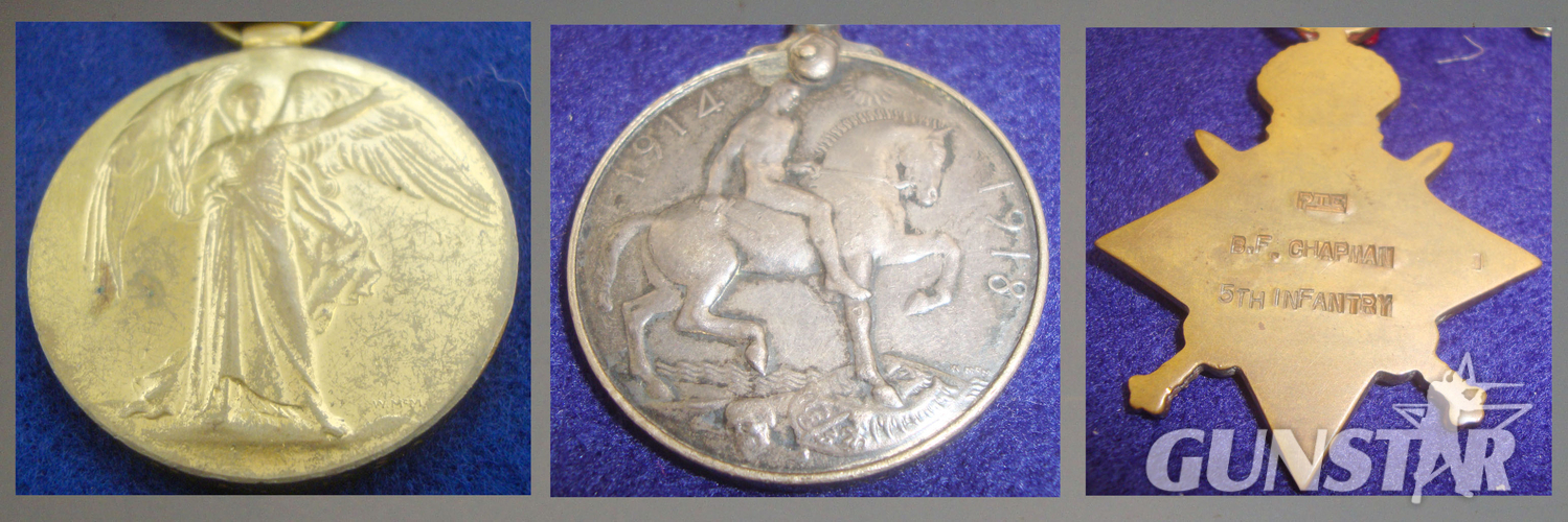 Bi-lingual WW1 Trio to Cpl B.E. Chapman 11th South African Infantry - Rand Light Infantry. Sn 7774. Bi-lingual WW1 Trio to Cpl B.E. Chapman 11th South African Infantry - Rand Light Infantry. Sn 7774. Antique & Militaria