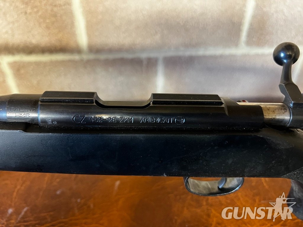  CZ 452 American Bolt Action .17 Hornady Magnum Rimfire (.17 HMR) Rifle
