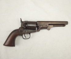 1851 Colt Navy Pattern Short Barrel Six shot Revolver, English Stamps None Revolver