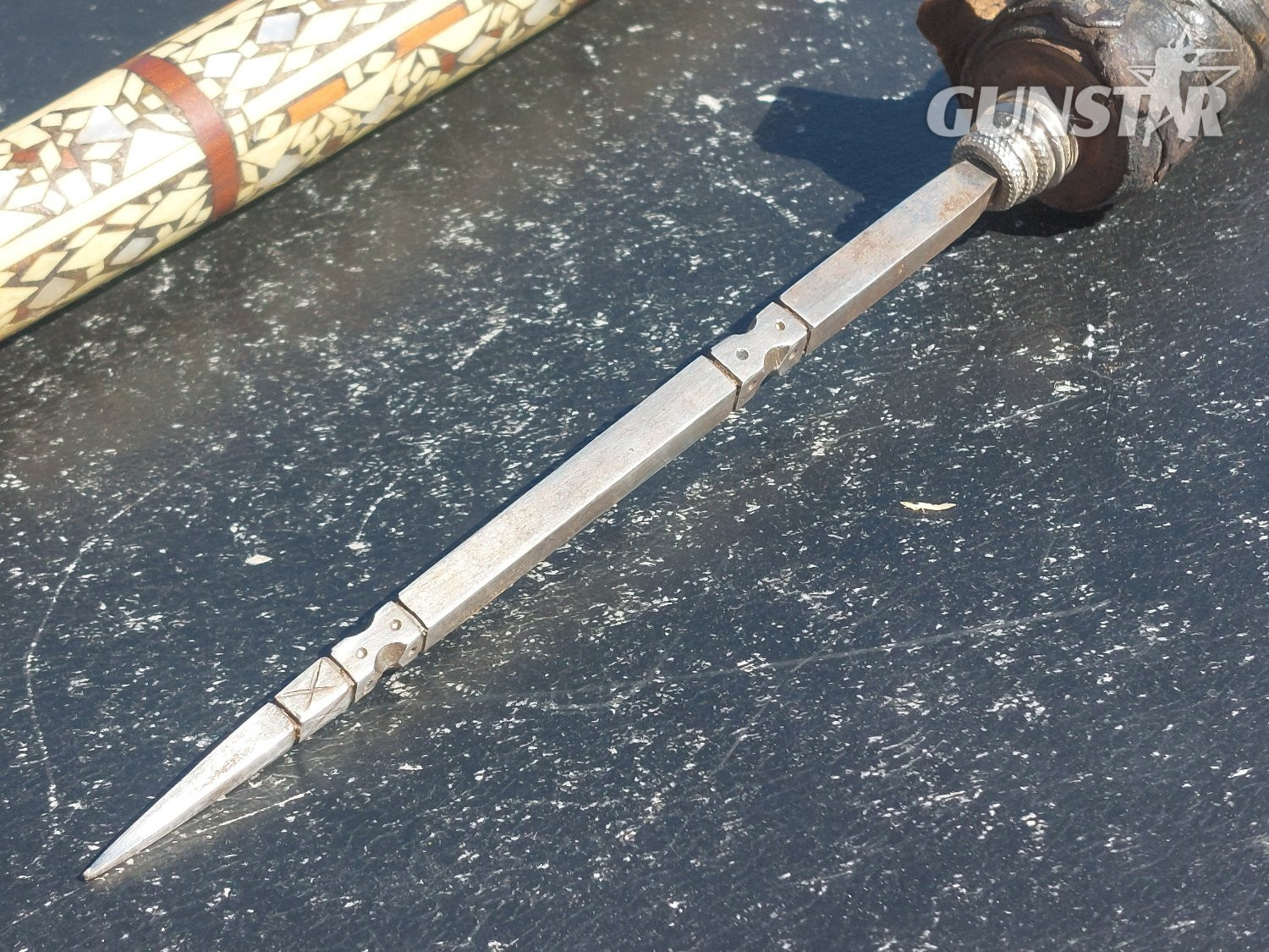  NORTH AFRICAN, ARABIAN CAMEL WHIP STILETTO DAGGER  Other Blade
