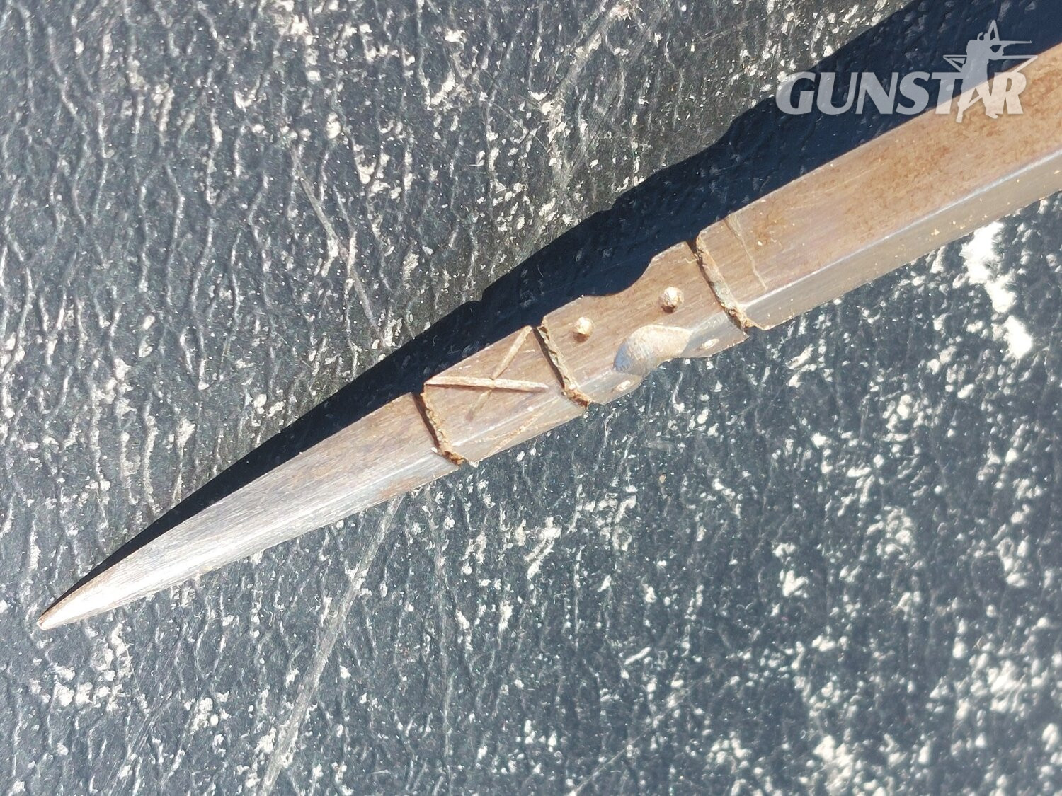 NORTH AFRICAN, ARABIAN CAMEL WHIP STILETTO DAGGER  Other Blade - {CATEGORY}