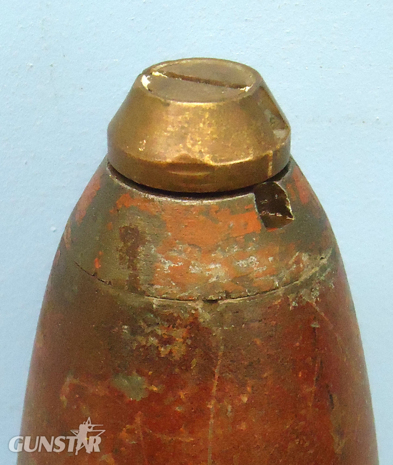 DEACTIVATED INERT. French, 1939 Dated, Unfired Brandt Mle 27/31, 81mm High Explosive (HE) Heavy Mortor. Sn - 20735 DEACTIVATED INERT. French, 1939 Dated, Unfired Brandt Mle 27/31, 81mm High Explosive (HE) Heavy Mortor. Sn - 20735  Other Ammunition - {CATEGORY}