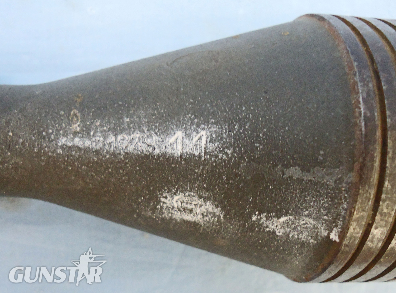 {CATEGORY} - DEACTIVATED INERT. French, 1939 Dated, Unfired Brandt Mle 27/31, 81mm High Explosive (HE) Heavy Mortor. Sn - 20735 DEACTIVATED INERT. French, 1939 Dated, Unfired Brandt Mle 27/31, 81mm High Explosive (HE) Heavy Mortor. Sn - 20735  Other Ammunition in 