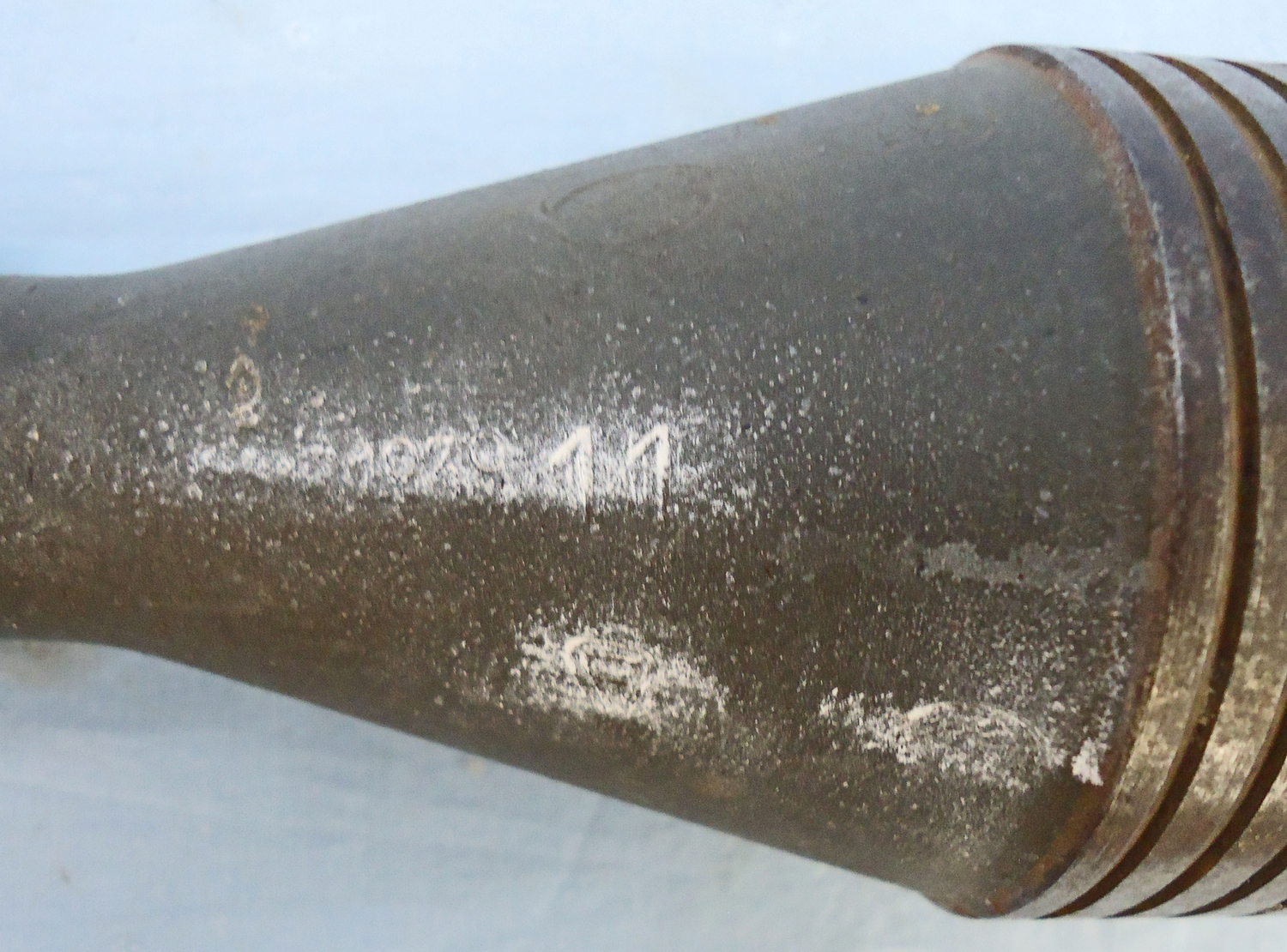 {CATEGORY} - DEACTIVATED INERT. French, 1939 Dated, Unfired Brandt Mle 27/31, 81mm High Explosive (HE) Heavy Mortor. Sn - 20735 DEACTIVATED INERT. French, 1939 Dated, Unfired Brandt Mle 27/31, 81mm High Explosive (HE) Heavy Mortor. Sn - 20735  Other Ammunition in 
