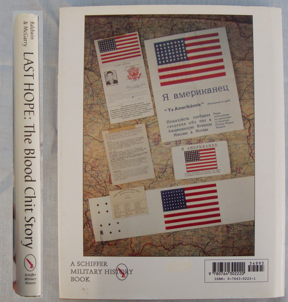  1st  Edition* Last Hope, The Blood Chit Story by ‘R.E.Baldwin & Thomas Wm. McGarry. BO 425 1st  Edition* Last Hope, The Blood Chit Story by ‘R.E.Baldwin & Thomas Wm. McGarry. BO 425 Other Accessory