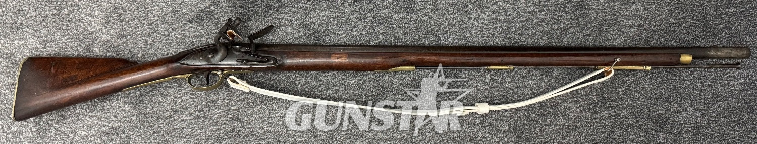 East India Company (EIC) Indian pattern brown Bess musket  Muzzleloader .75 Cal Muzzleloader Rifle in 