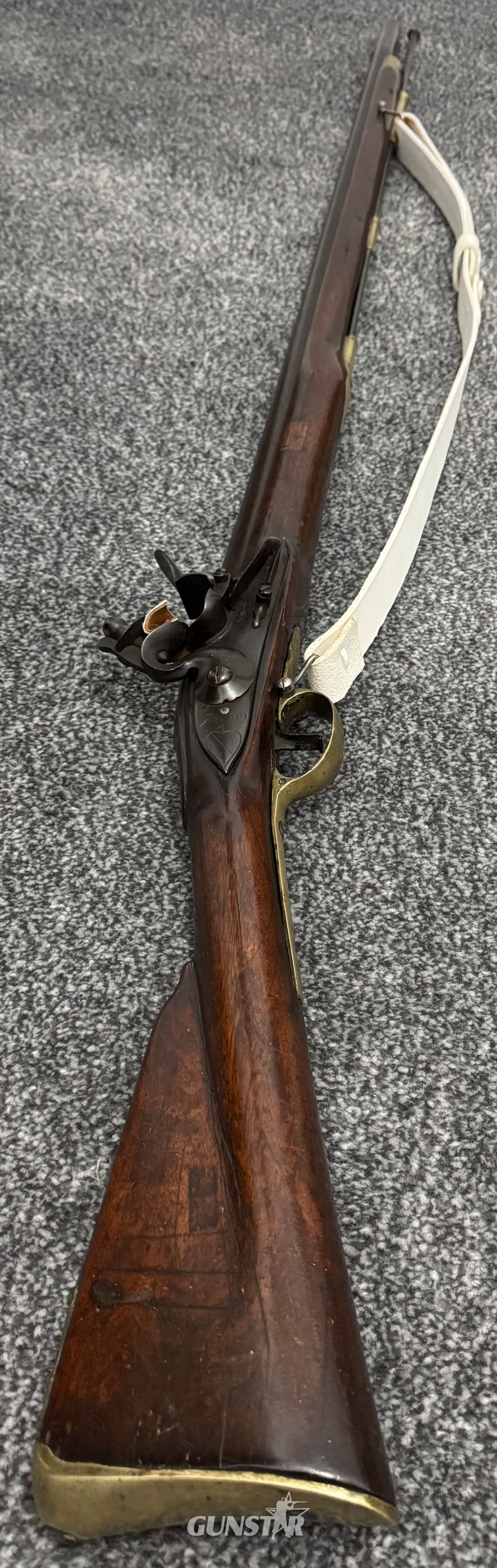 East India Company (EIC) Indian pattern brown Bess musket  Muzzleloader .75 Cal Muzzleloader Rifle