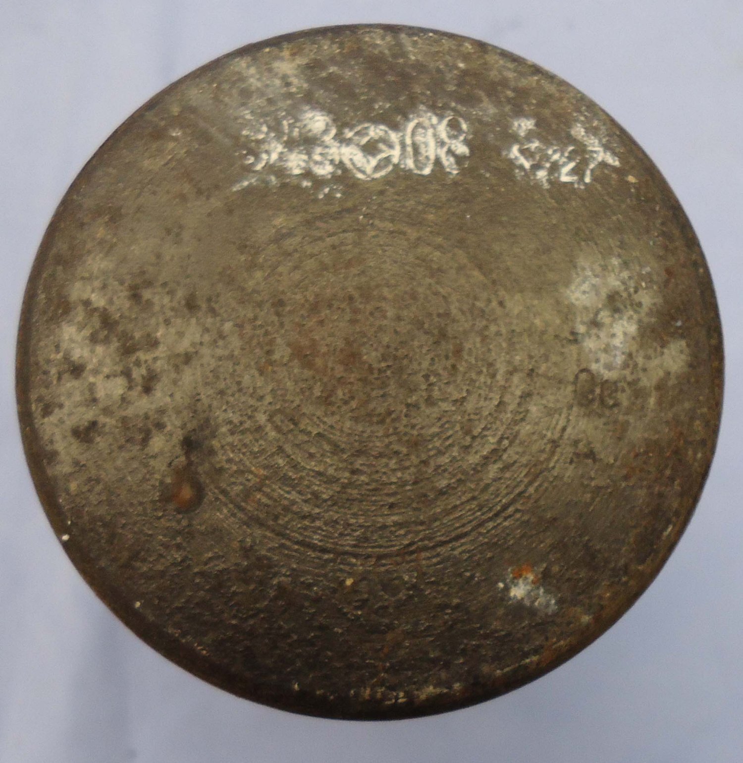{CATEGORY} - INERT DEACTIVATED. German WW1, 1917 Dated, 77mm (77x229R) (Bring Back) Shrapnel Round. O 2422 INERT DEACTIVATED. German WW1, 1917 Dated, 77mm (77x229R) (Bring Back) Shrapnel Round. O 2422 Various Other Ammunition in 