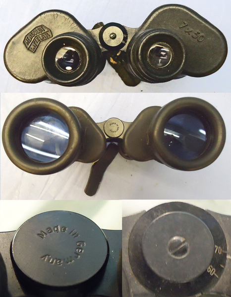 Hensoldt Wetzlar Diagon, 7x50, Rubber Armoured Marine Binoculars. - OPT 795 Hensoldt Wetzlar Diagon, 7x50, Rubber Armoured Marine Binoculars. - OPT 795 Sight & Optic