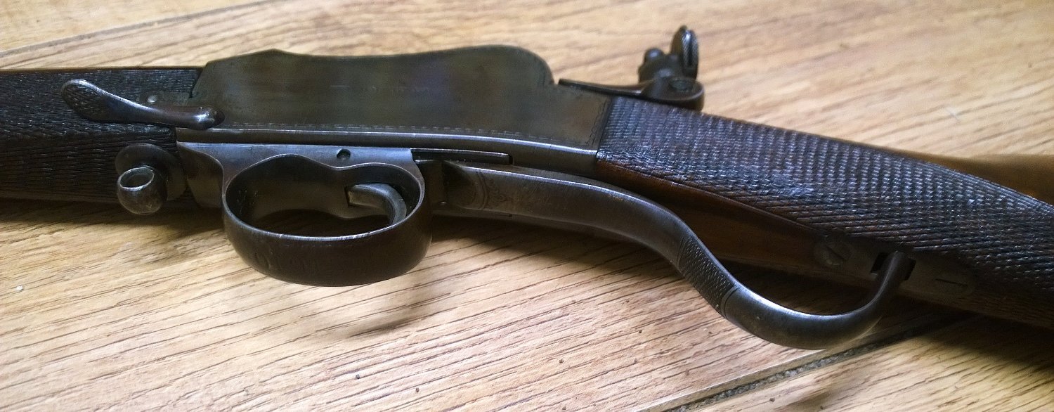 W.W. Greener take down Lever Action .22 RF Rifle 