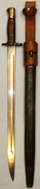 British 1907 Pattern Bayonet & Scabbard and Frog. BAYO 778 Bayonet