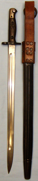  British 1907 Pattern Bayonet & Scabbard and Frog. BAYO 778 Bayonet