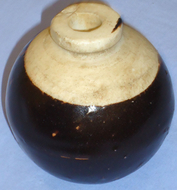 INERT DEACTIVATED. Scarce WW2 Japanese Type 4 Ceramic Fragmentation Hand Grenade. - O 2073 INERT DEACTIVATED. Scarce WW2 Japanese Type 4 Ceramic Fragmentation Hand Grenade. - O 2073  Other Ammunition