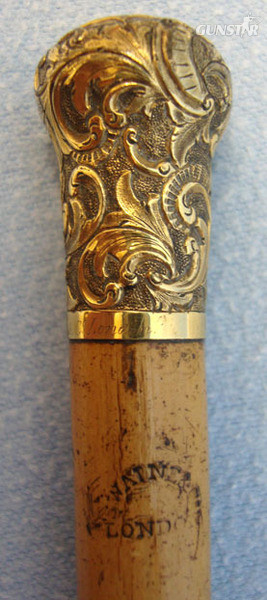 Swaine Issac & Company, LondonVictorian Guards Officer's 18 Ct Gold Mounted Swag Other Blade