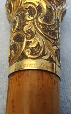  Swaine Issac & Company, LondonVictorian Guards Officer's 18 Ct Gold Mounted Swag Other Blade
