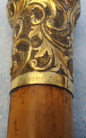  Swaine Issac & Company, LondonVictorian Guards Officer's 18 Ct Gold Mounted Swag Other Blade