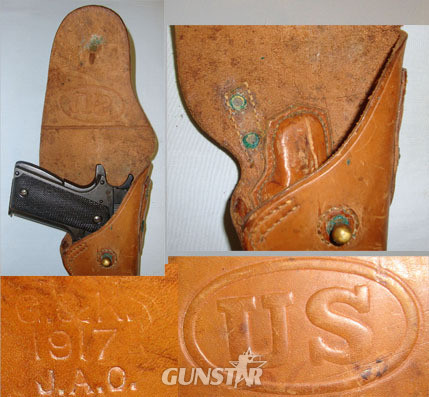  Colt U.S. Army G&K (Graton & Knight) Holster For .45 Calibre Colt 1911 & 1911A1 Semi  Care & Storage