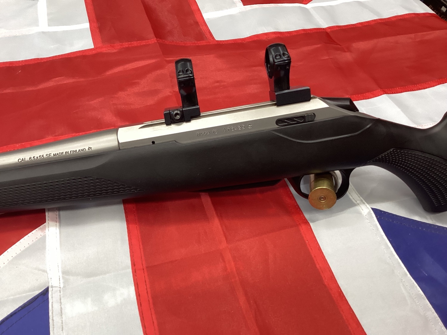 Tikka T3 LIGHT STAINLESS SYNTHETIC  Bolt Action 6.5x55mm Swedish Mauser Rifle
