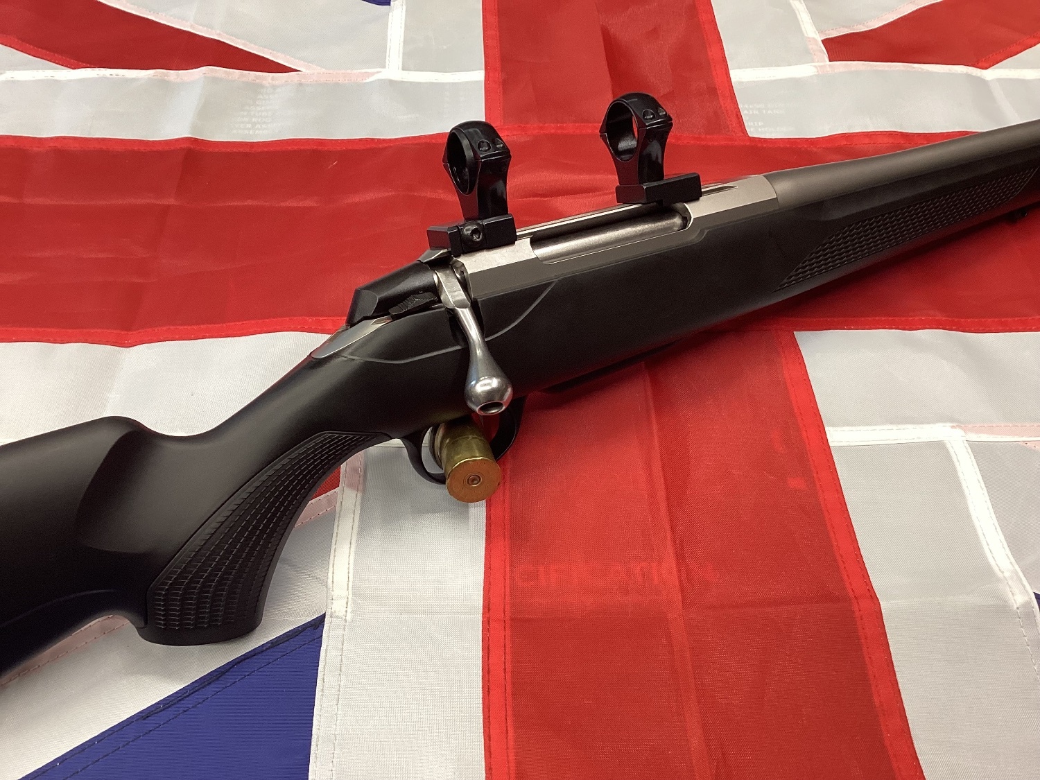 Tikka T3 LIGHT STAINLESS SYNTHETIC  Bolt Action 6.5x55mm Swedish Mauser Rifle - {CATEGORY} in 