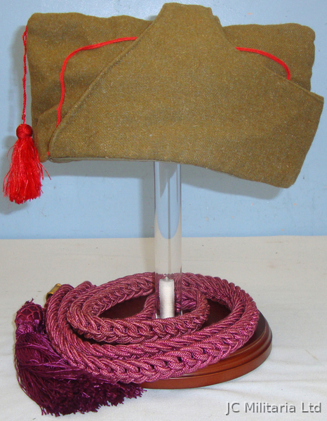A Spanish garrison ( Gorrillo de Tropa ) Cap with Lanyard and Stand. HE 832. A Spanish garrison ( Gorrillo de Tropa ) Cap with Lanyard and Stand. HE 832. Clothing in 