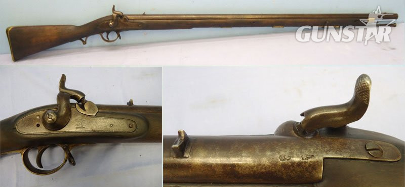East India Company (EIC) British East India Company Pattern F Percussion .750 Musket Calibre Muzzle Loading Percussion Infantry Musket. Sn - 21393:12 Muzzleloader .75 Cal Muzzleloader Rifle in 