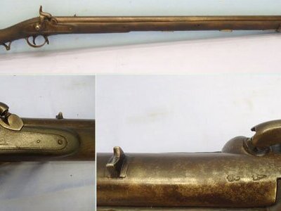 East India Company (EIC) British East India Company Pattern F Percussion .750 Musket Calibre Muzzle Loading Percussion Infantry Musket. Sn - 21393:12 Muzzleloader .75 Cal Muzzleloader Rifle