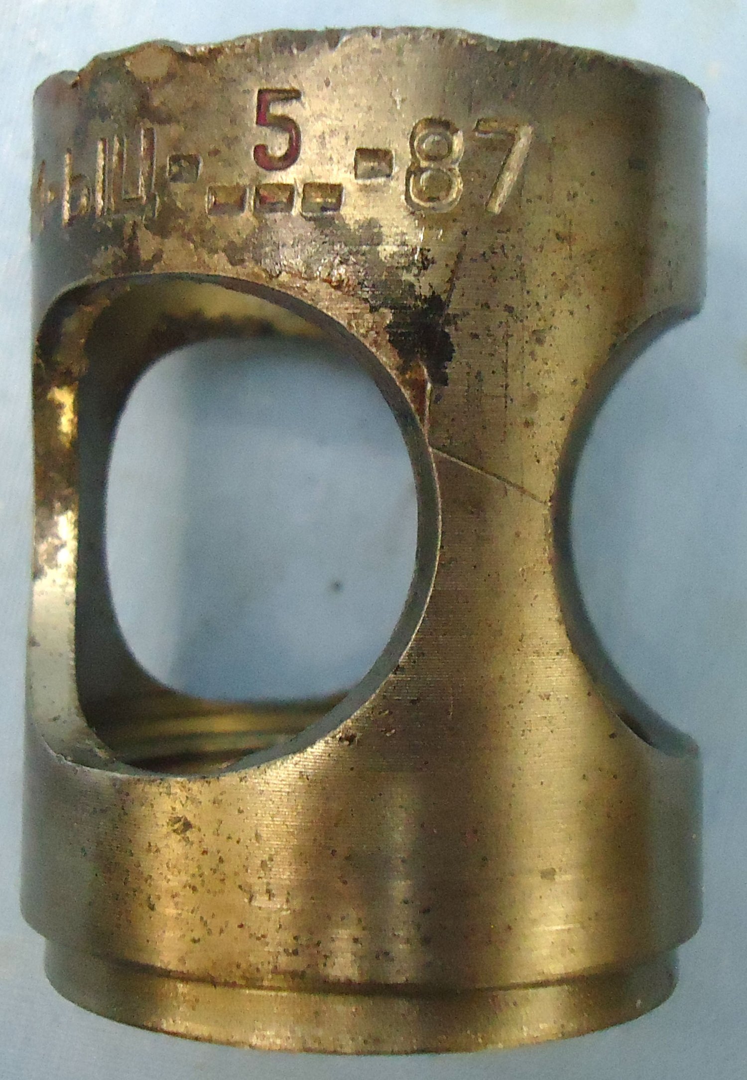 {CATEGORY} - INERT DEACTIVATED. Russian PTAB HEAT (High Explosive Anti-Tank) Hollow Charge Anti Armour 2.5kg Aircraft Bomblet. Sn - 15580 INERT DEACTIVATED. Russian PTAB HEAT (High Explosive Anti-Tank) Hollow Charge Anti Armour 2.5kg Aircraft Bomblet. Sn - 15580  Other Ammunition