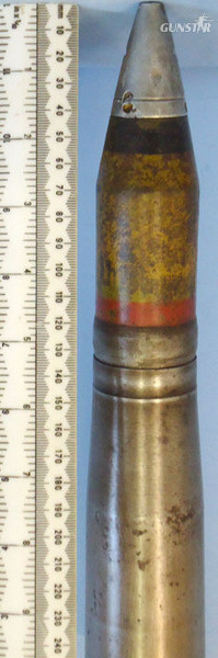  4 cm/56 Flak 28 Gun (40 x 311R) High Explosive Incendiary Tracer (HEIT) Round fo INERT Unfired Rare WW2 1943 German made 4 cm/56 Flak 28 Gun (40 x 311R) High Exp Antique & Militaria