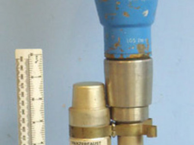 INERT DEACTIVATED. German DRILL Panzerfaust 44mm DM2 Ausfuhrung 1 Lanze 44 ‘Lanz INERT DEACTIVATED. German DRILL Panzerfaust 44mm DM2 Ausfuhrung 1 Lanze 44 ‘Lanz Antique & Militaria
