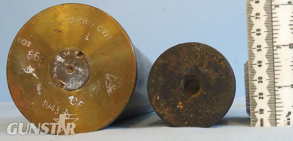 DEACTIVATED INERT WW2 1943 Dated British 6pr 7cwt (57x441R) Armour Piercing Capp DEACTIVATED INERT WW2 1943 Dated British 6pr 7cwt (57x441R) Armour Piercing Capp Antique & Militaria