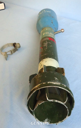  DEACTIVATED INERT. British L5 3.5 Inch Practice HEAT (High Explosive Anti-Tank)  DEACTIVATED INERT. British L5 3.5 Inch Practice HEAT (High Explosive Anti-Tank)  Antique & Militaria