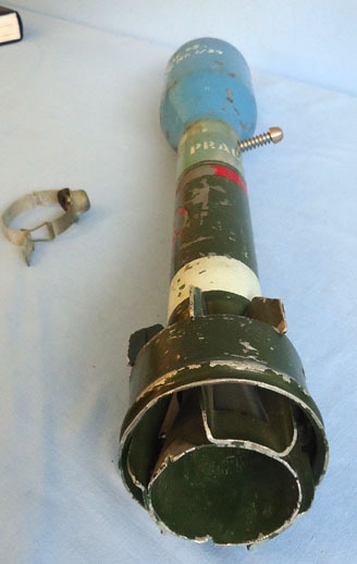  DEACTIVATED INERT. British L5 3.5 Inch Practice HEAT (High Explosive Anti-Tank)  DEACTIVATED INERT. British L5 3.5 Inch Practice HEAT (High Explosive Anti-Tank)  Antique & Militaria
