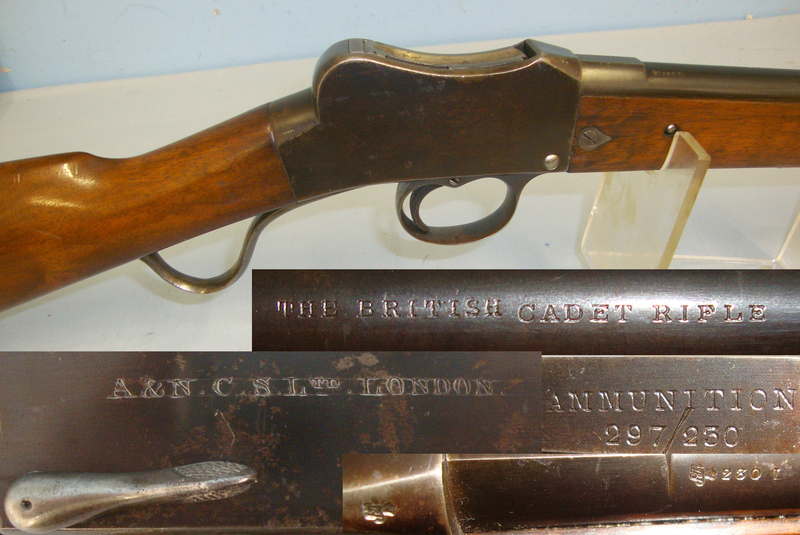 Army & Navy The British Cadet Rifle With Take Down Action Single Shot .297/.230 Morris Rifle