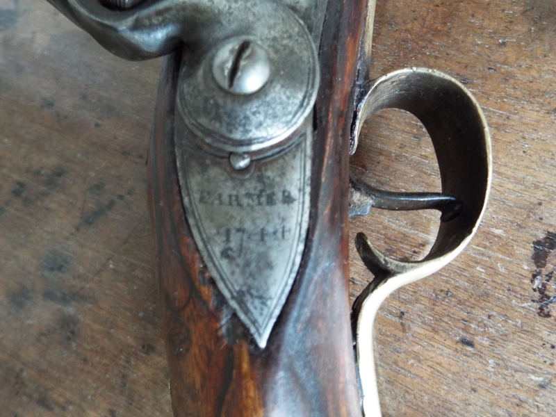  G. Farmer 1744 Farmer Flintlock Heavy Dragoon Pistol .60 Cal Muzzleloader Muzzleloader