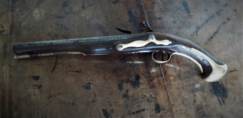 G. Farmer 1744 Farmer Flintlock Heavy Dragoon Pistol .60 Cal Muzzleloader Muzzleloader 