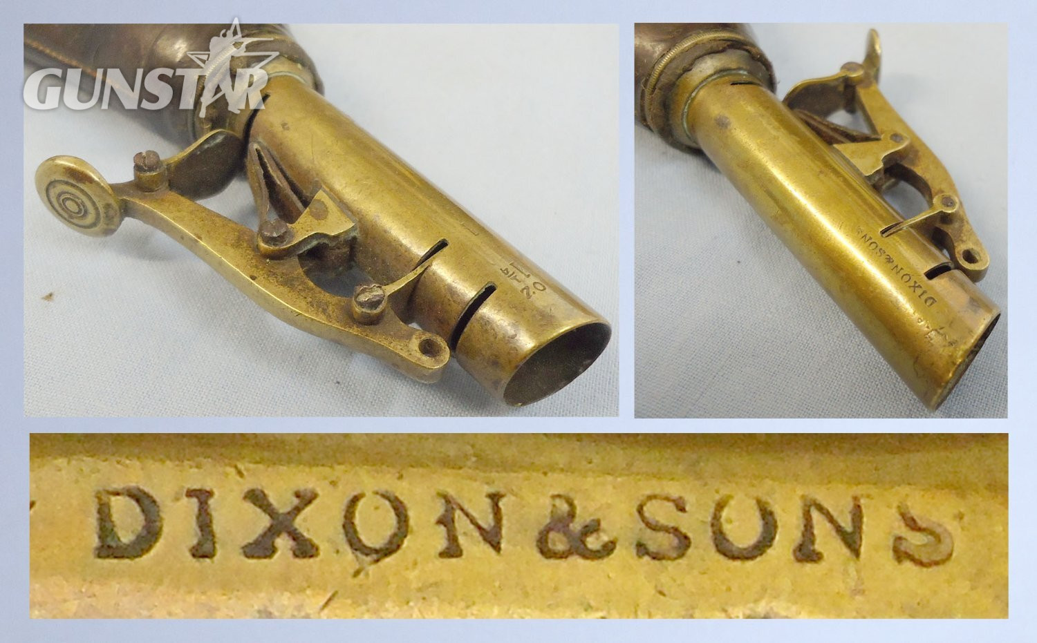 c1830-1833 James Dixon & Sons Leather and Brass Knuckle Joint Lever Black Powder Pouch. 22032. c1830-1833 James Dixon & Sons Leather and Brass Knuckle Joint Lever Black Powder Pouch. 22032.  Other Accessory
