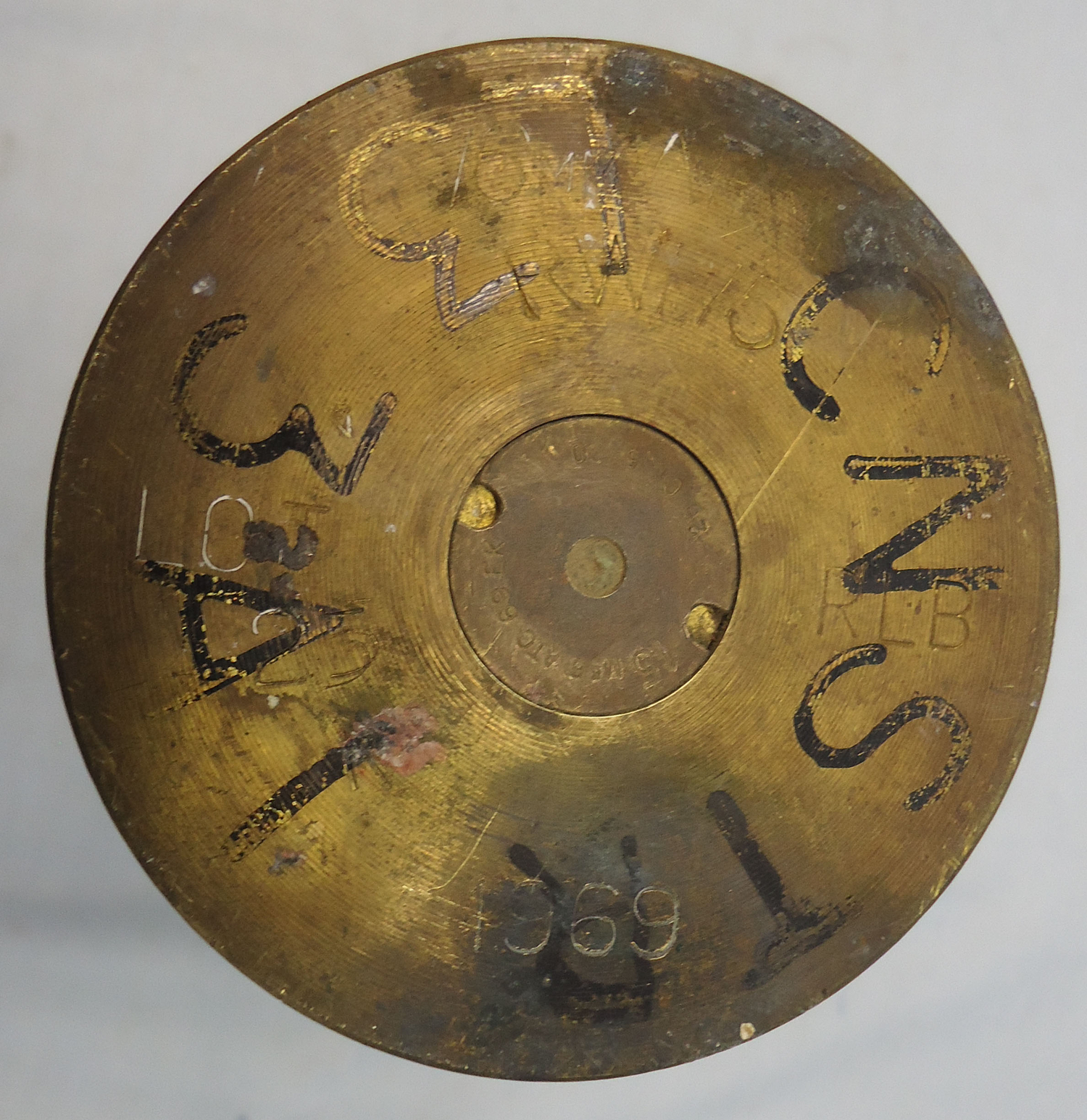 INERT DEACTIVATED. Rare, MINT, British, 1969 Dated, 76mm ARMDC (76.2x230R) L21A1, Canister Round For The Scorpion light Tank and Saladin Armoured Car. - O 2011 INERT DEACTIVATED. Rare, MINT, British, 1969 Dated, 76mm ARMDC (76.2x230R) L21A1, Canister Round For The Scorpion light Tank and Saladin Armoured Car. - O 2011  Other Ammunition 