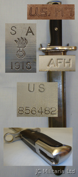 U.S. ‘M1’ Garand Bayonet and Scabbard. BAYO 733. Bayonet