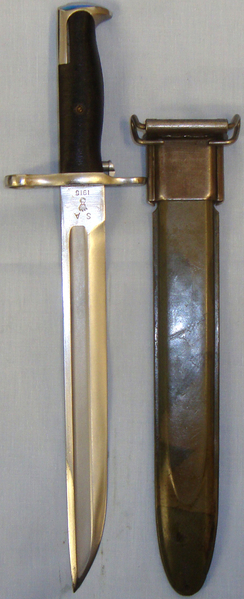 U.S. ‘M1’ Garand Bayonet and Scabbard. BAYO 733. Bayonet
