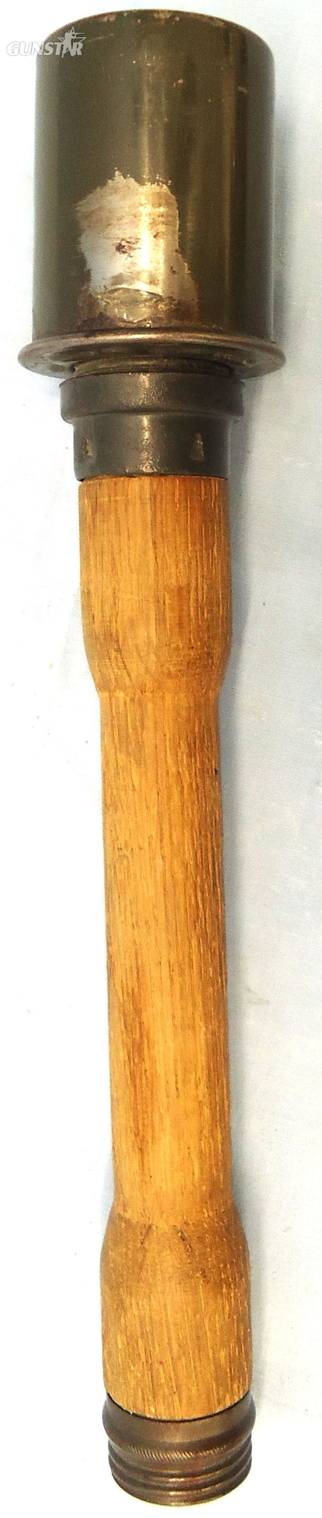 INERT DEACTIVATED. *MINT* German Late WW2 Model 1924 Stielhandgranate (M24) Stick Grenade. O 2219Om INERT DEACTIVATED. *MINT* German Late WW2 Model 1924 Stielhandgranate (M24) Stick Grenade. O 2219 Various Other Ammunition - {CATEGORY} in 