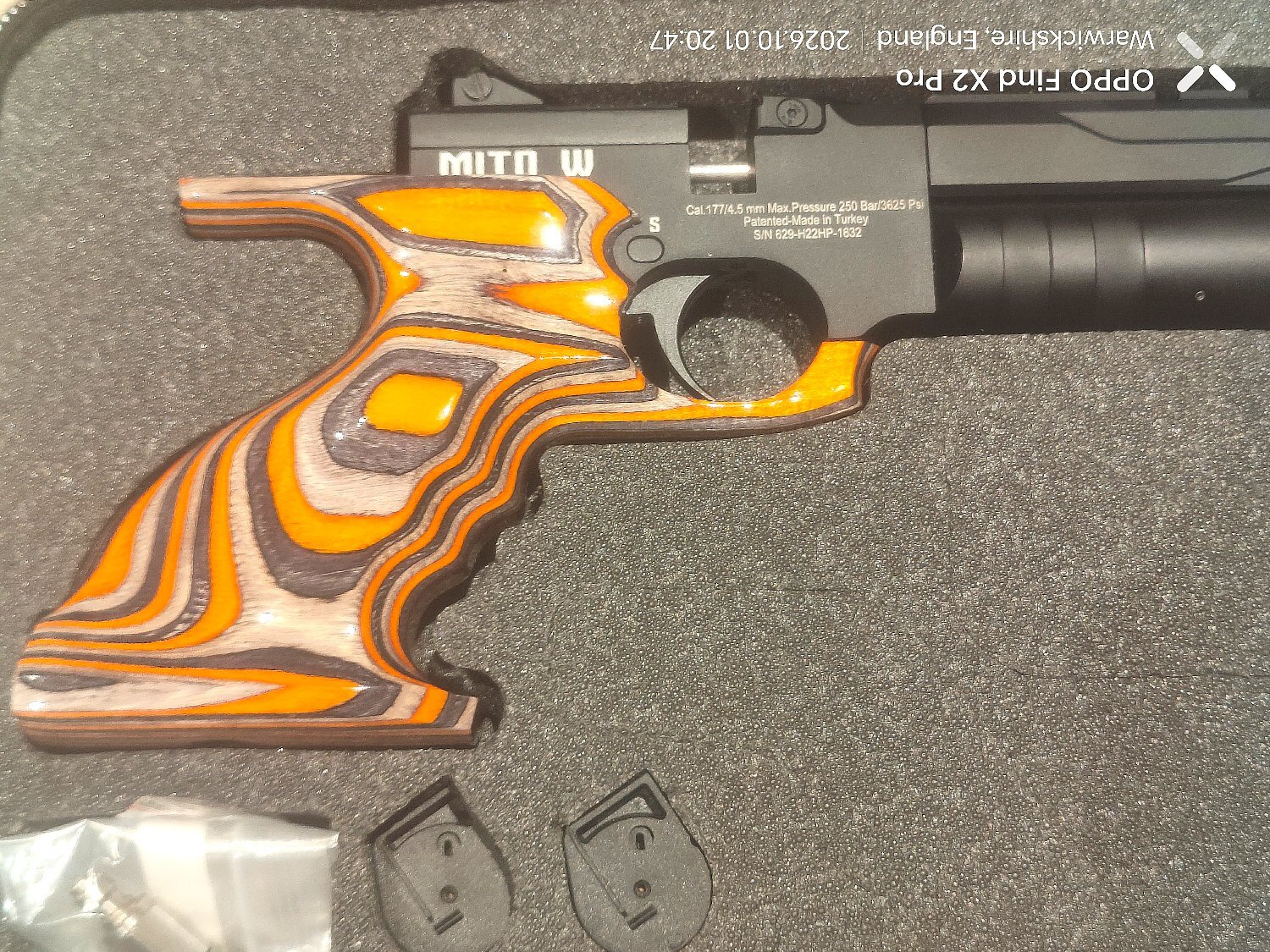 Reximex Mito Ltd. Edition Orange Laminate  .177