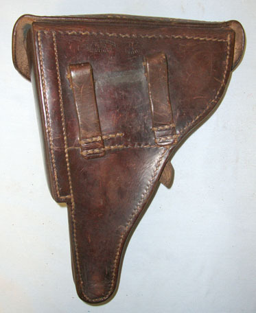 Auwarter & Bubeck Stuttgart German Officer\'s Leather Hard Case Holster For Luger 9mm Parabellum Pistols By  Care & Storage
