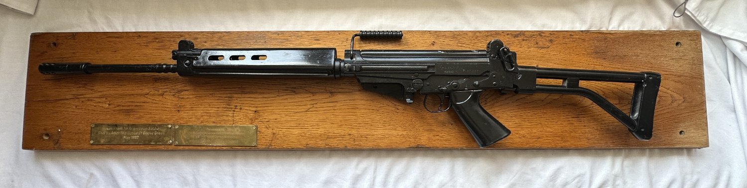 Falklands War 1982 ‘Bring Back’ — Argentine FN FAL, FMAP-DM Rosario FN FAL Semi-Auto 7.62x51mm NATO Rifle in 